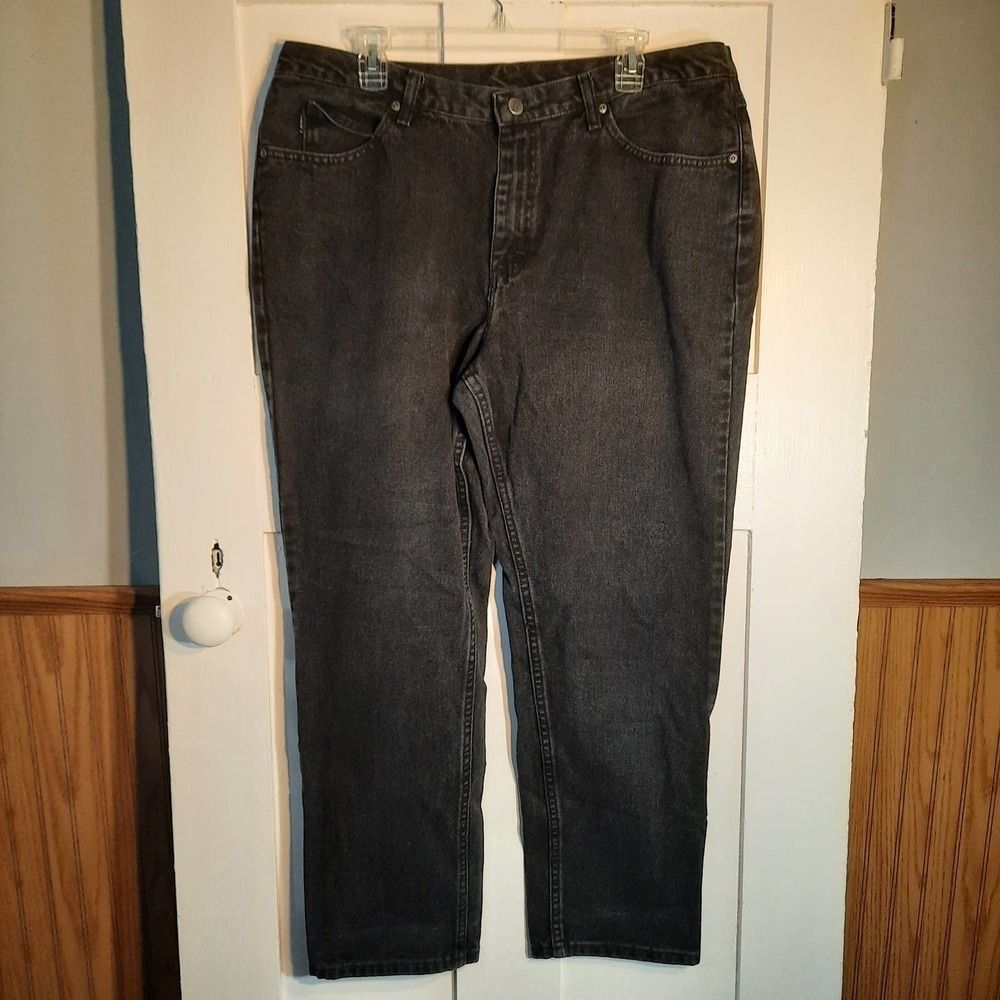 CHIC Black Straight Leg Petite sz20W